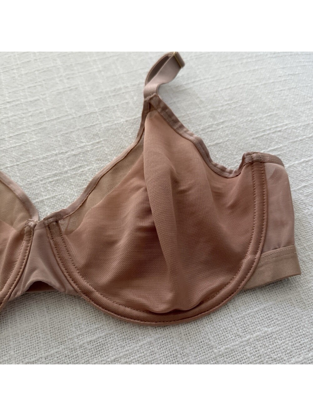 Soma Unbelievable Lift Unlined Perfect Coverage Bra 36DD Hush Pink Blush Nude - Picture 4 of 8